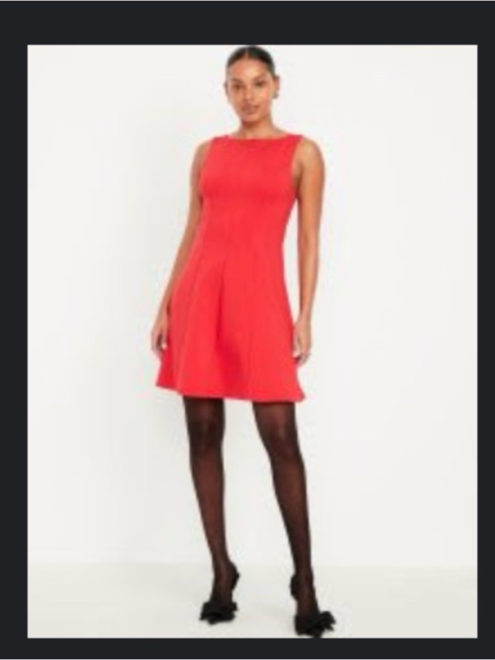 Old Navy Sleeveless Ponte-Knit Mini Swing Dress